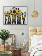 MYBISYMQQ Family Stamping Cross Stitch Kit, Flowers Counting Cross Stitch Kit - Image 6