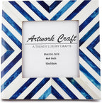 Picture Photo Frame Chevron Herringbone Art Inspired Vintage Table-Top/Wall by ArtworkCraft