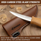 BeaverCraft Wood Carving Sloyd Knife C4s 3" - Image 6
