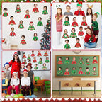 60pcs Christmas Theme Cutouts Ugly Sweater Bulletin Board Decorations Xmas Ugly - Image 7