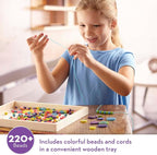 Melissa & Doug Created by Me! Bead Bouquet Deluxe Wooden Bead Set - Image 2
