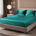 BEDELITE Satin Fitted Sheet and Pillowcase Set, Luxury Soft Similar to Silk by BEDELITE