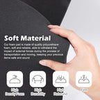 2 Pcs Black Polyurethane Foam Sheet- 16 x 12 x 1.5 Inch Cuttable Foam Inserts - Image 4