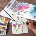 Watercolor Paper Block 7x10 Inch, Fuumuui 100% Cotton Watercolor Paper Pad of - Image 8