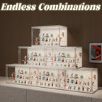 Clear Display Case for Collectibles, 3-Tier Adjustable Figure Display Case - Image 5