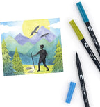 Tombow 56169 Dual Brush Pen Art Markers, Brush and Fine Tip Markers - Image 6