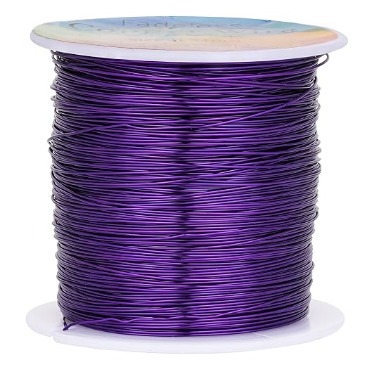 203 Feet Tarnish Resistant Copper Wires 24 Gauge/0.5mm Jewelry Craft Wires by CREATZONE