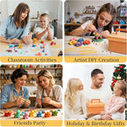 175 Pcs Polymer Clays 80 Bright Colors Oven Bake Clay Non-Sticky Modeling Clay - Image 7