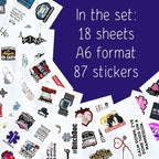 BulbaCraft Emergency Medical Technician Stickers, EMT Stickers - Image 2