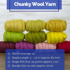 Revolution Fibers | Mixed Merino Wool Variety Pack | Perfect Wool Roving - Image 3