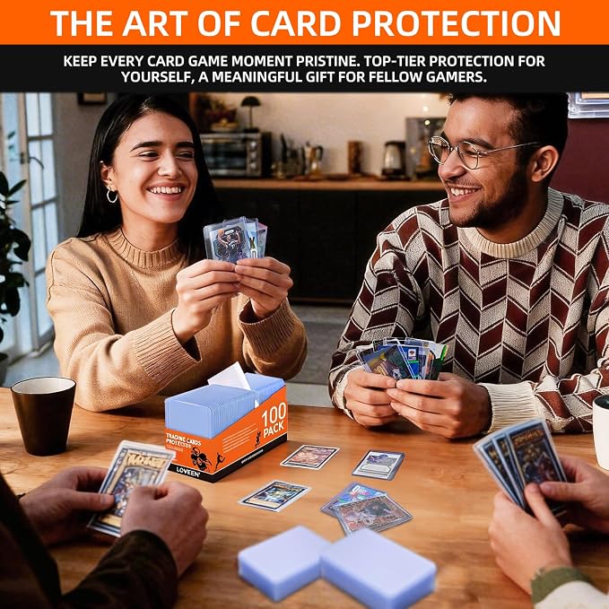 50 Hard Plastic Card Sleeves – 50 Toploads, 35PT Baseball Card Protectors - Image 6