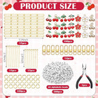CraftyDream 558 Pcs Cherry Charms - Image 2