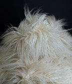 Fabric Empire 2.3oz Faux Fur Curly Yak Fabric 3.5" Long Pile Japanese Yarn/Sold - Image 6