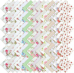 84 Pcs Charm Packs for Quilting 5 inch, Pre-Cut Vintage Floral Print Cotton by Unknown