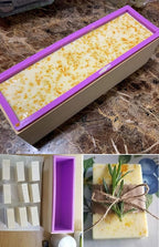 2 PCS Silicone soap molds -1 PCS Soap Cutting Tool Set Wooden Bamboo - Image 7