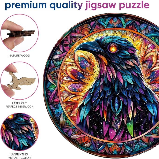 Reouinty 500 Pieces Wooden Puzzles - Image 5