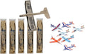 GRANITE MOUNTAIN PRODUCTS Balsa Wood and Styrofoam Airplane Toys Set | 6 Balsa by GRANITEMOUNTAINPRODUCTS