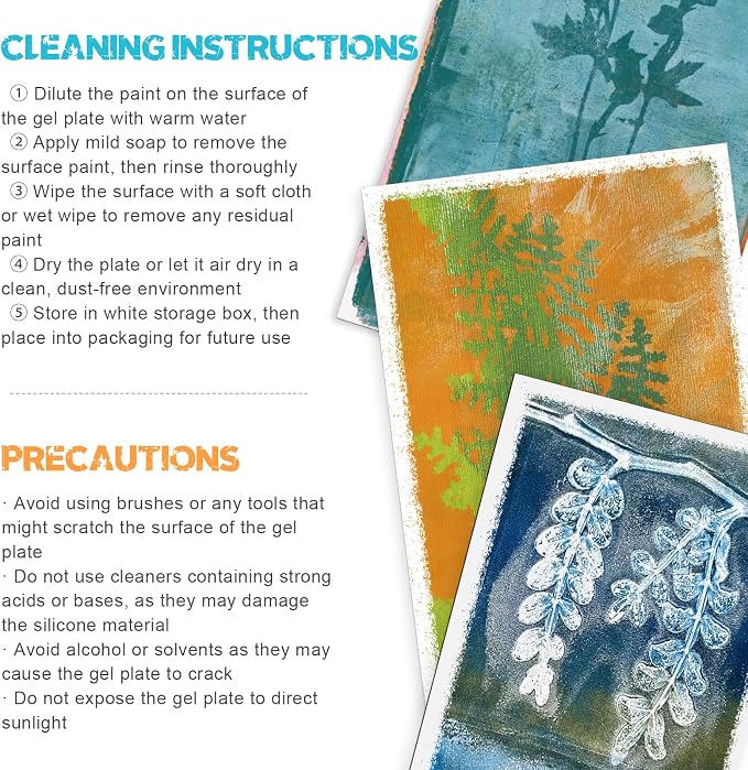 Vollence 3" X 5" Gel Printing Plate Reusable – Ideal - Image 6