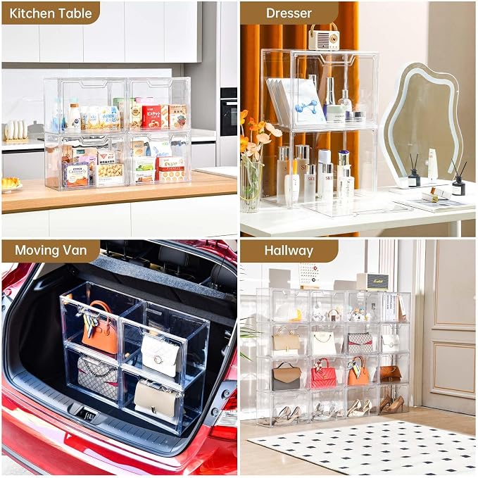 Stackable Acrylic Display Case, Storage Boxes/Bins - Image 6