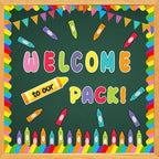 79 Pcs Welcome Back to School Bulletin Board Decorations | Welcome to Our Pack - Image 7