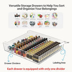 WOPITUES Storage Drawer Cart, Mobile Storage Cabinet, Makeup Storage - Image 4