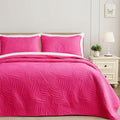 Exclusivo Mezcla California King Quilt Bedding Set, Lightweight Hot Pink Quilts by ExclusivoMezcla