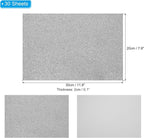 PATIKIL 30Sheets Gray EVA Glitter Foam Sheet 11.8 x 7.9 Inch 2mm Thick Sparkle - Image 2