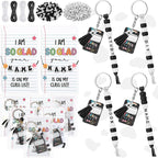 Suncalla 996 Pcs 24 Set Back to School Student Composition Keychain Kit | by Unknown