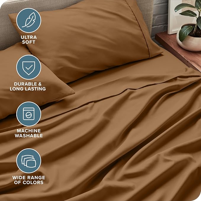 Bare Home California King Sheet Set - Image 4