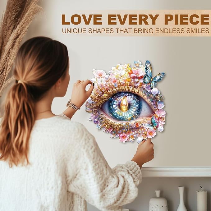 Eden Eye Puzzles Adults Gifts Wooden 240 Pieces 13.4 * 12.4in - Image 6