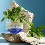 5lb Dark Blue Glass Marbles for Vase, Decorative Pebbles for Vase Fillers - Image 4