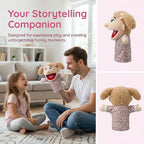 Family Hand Puppets for Kids, Includes Grandpa, Son - Image 5
