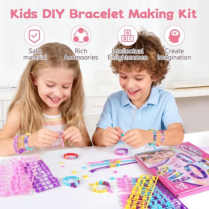 Art & Craft Kits Friendship Bracelet Making Kit 12 Sets - Image 4