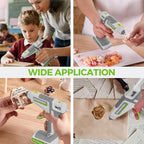 WORKPRO 7.2V Cordless Hot Melt Glue Gun, Rechargeable Fast Preheating Glue Gun - Image 8
