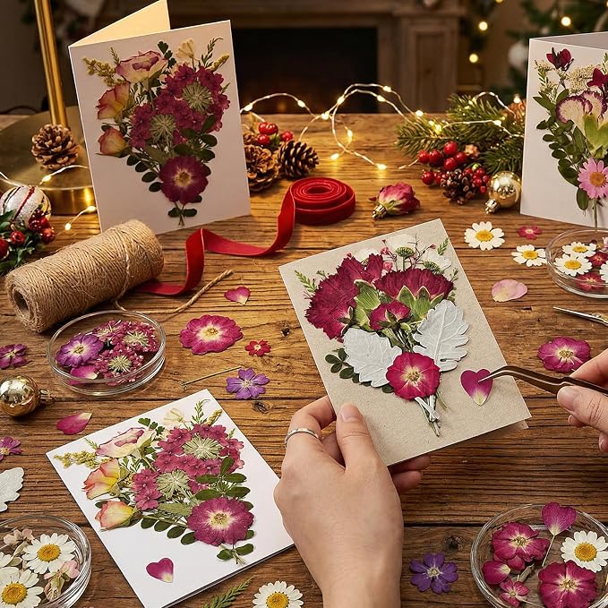 Dried Pressed Flowers for Resin | Real Dry Leaves Bulk Natural Herbs Kit for - Image 3