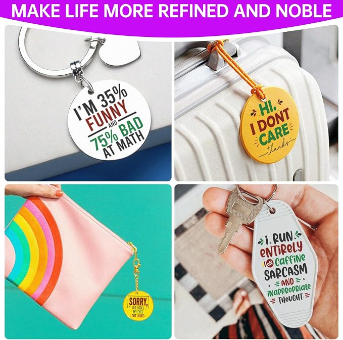 48PCS UV DTF Stickers Sarcastic Quote Sticker - Image 6
