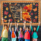 Religious Fall Bible Butterfly Bulletin Board Set Fall - Image 4