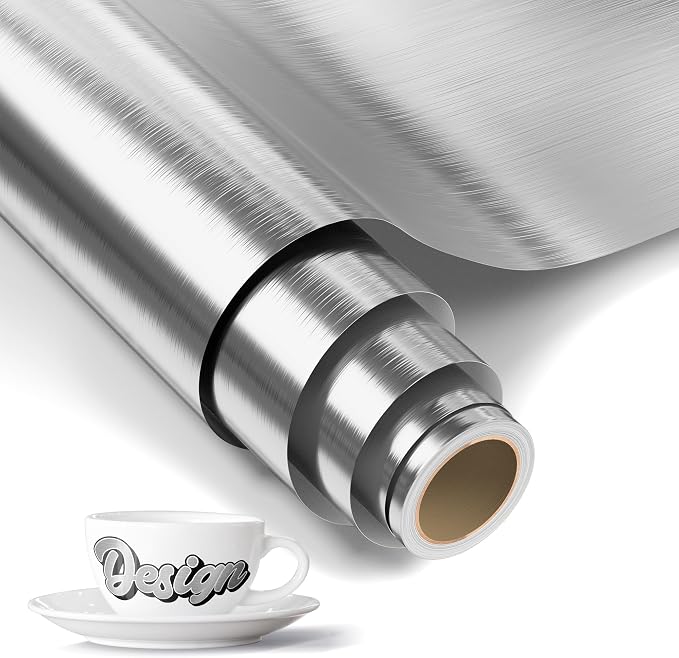 LIKCUT Brushed Silver Permanent Vinyl by CreateDIYCraftyFunwithLikcut