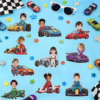 120pcs Race Car Cutouts Racing Theme Bulletin Board Decoration Back to School - Image 4