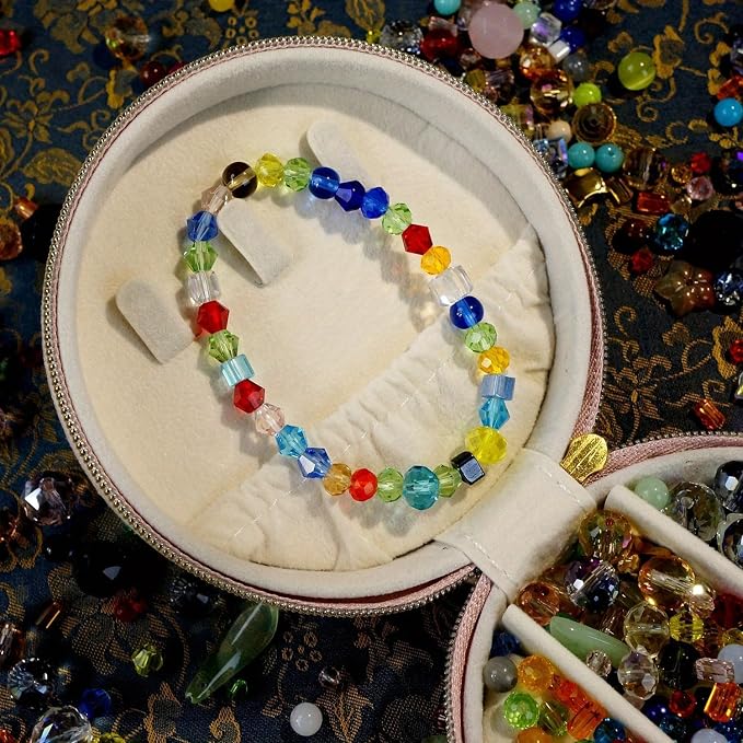 Crystal Beads for Jewelry Making Mix Assorted Glass Beads assortments - Image 7