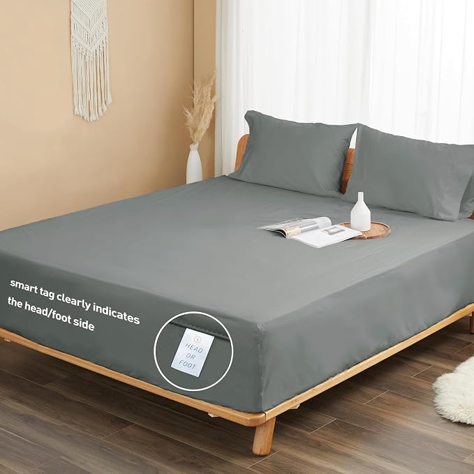 Sunflower California King Fitted Sheet, 1-Piece Extra Deep Pocket Fitted Bottom - Image 7