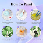 6 Pack Paint by Numbers Kit for Adults Beginner - Image 6
