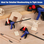 WORKPRO 6" Mini Bar Clamps for Woodworking, One-Handed Clamp/Spreader, - Image 7