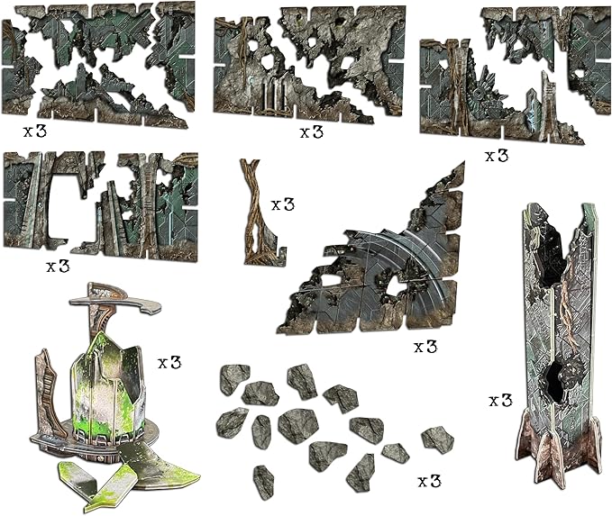 Battle Systems - Modular Tabletop 3D Gaming Sci-Fi Terrain - Perfect - Image 5