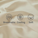 Bamboo Viscose Zippered Pillow Cases King Size Set of 2, 400 Thread Count - Image 3