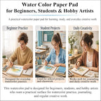 Ogfu Watercolor Paper Pad, Art Paper - Image 6