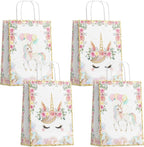 24 Pack Unicorn Party Favor Bags, Unicorn Gift Bags by Unknown