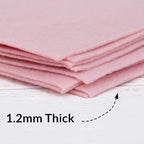 Threadart Light Pink Premium Felt Sheets - Image 3