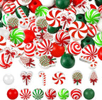 Qunclay 200 Pcs Christmas Beads by Qunclay