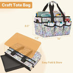Craft Organizer Tote Bag, Art Organizer, Craft Caddy - Image 4